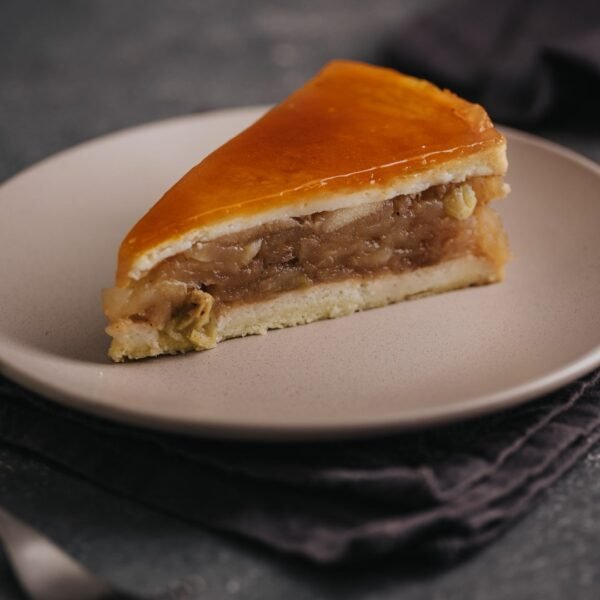 Trozo Kuchen de Manzana Tapado