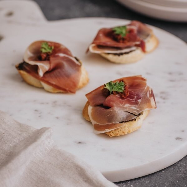 Bruschettas de jamón serrano
