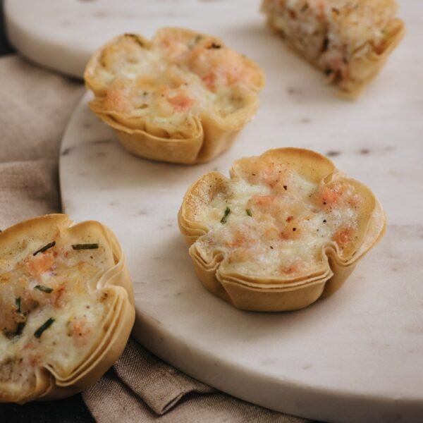 Mini Quiches de Camarones