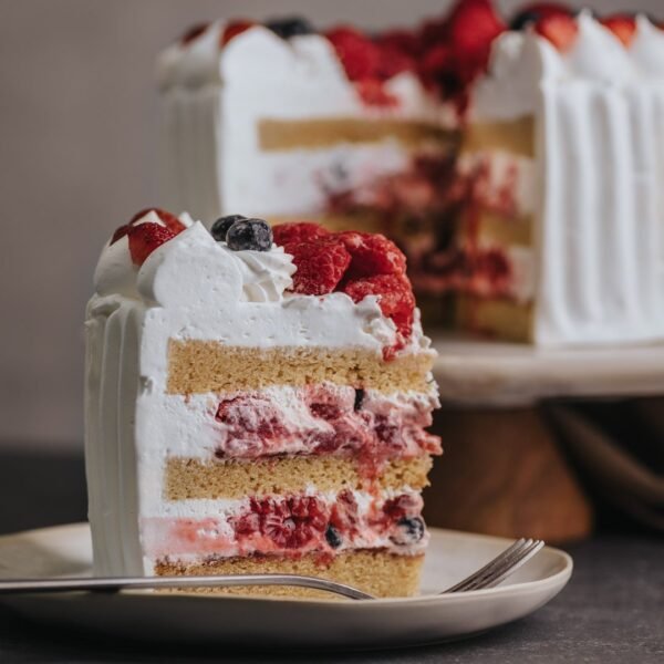Torta Vegana Tres Berries