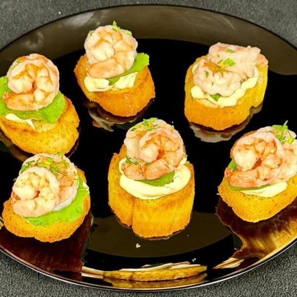 Bruschettas de Camarón