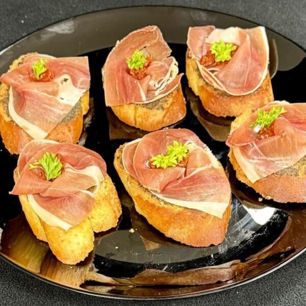 Bruschettas de Jamón Serrano