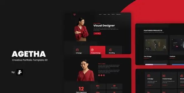Agetha – Creative Portfolio Template Kit