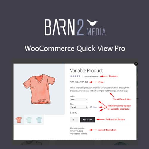 Free WooCommerce Quick View Pro By Barn2 Pro WordPress Plugin Download ...